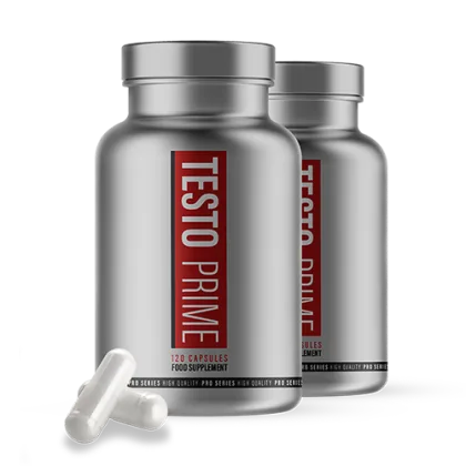 TestoPrime testosterone booster bottle